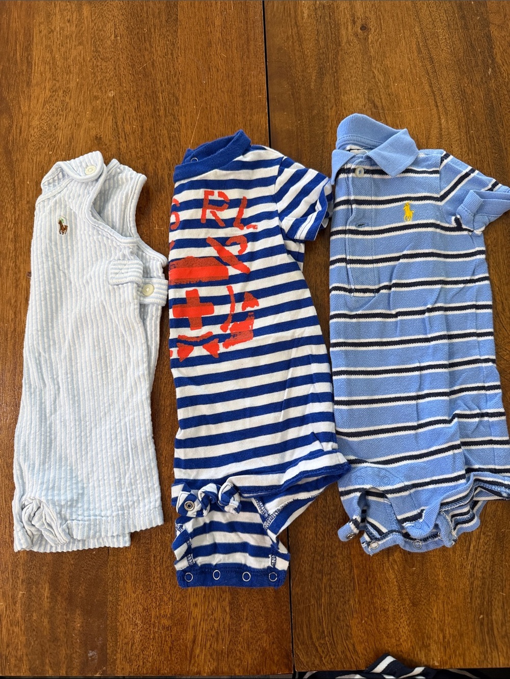 Ralph Lauren Romper Set of 3 (3m)